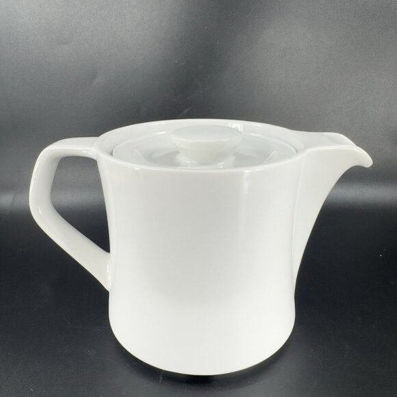 Seltmann Weiden Bavaria W Germany Praktica White Porcelain Carafe Pitcher Teapot - Picture 13 of 13